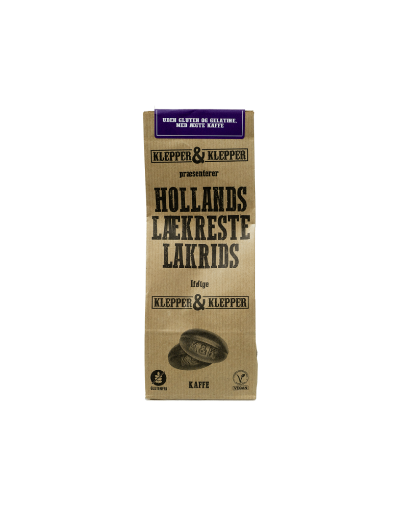 Klepper & Klepper lakrids, kaffe 200g
