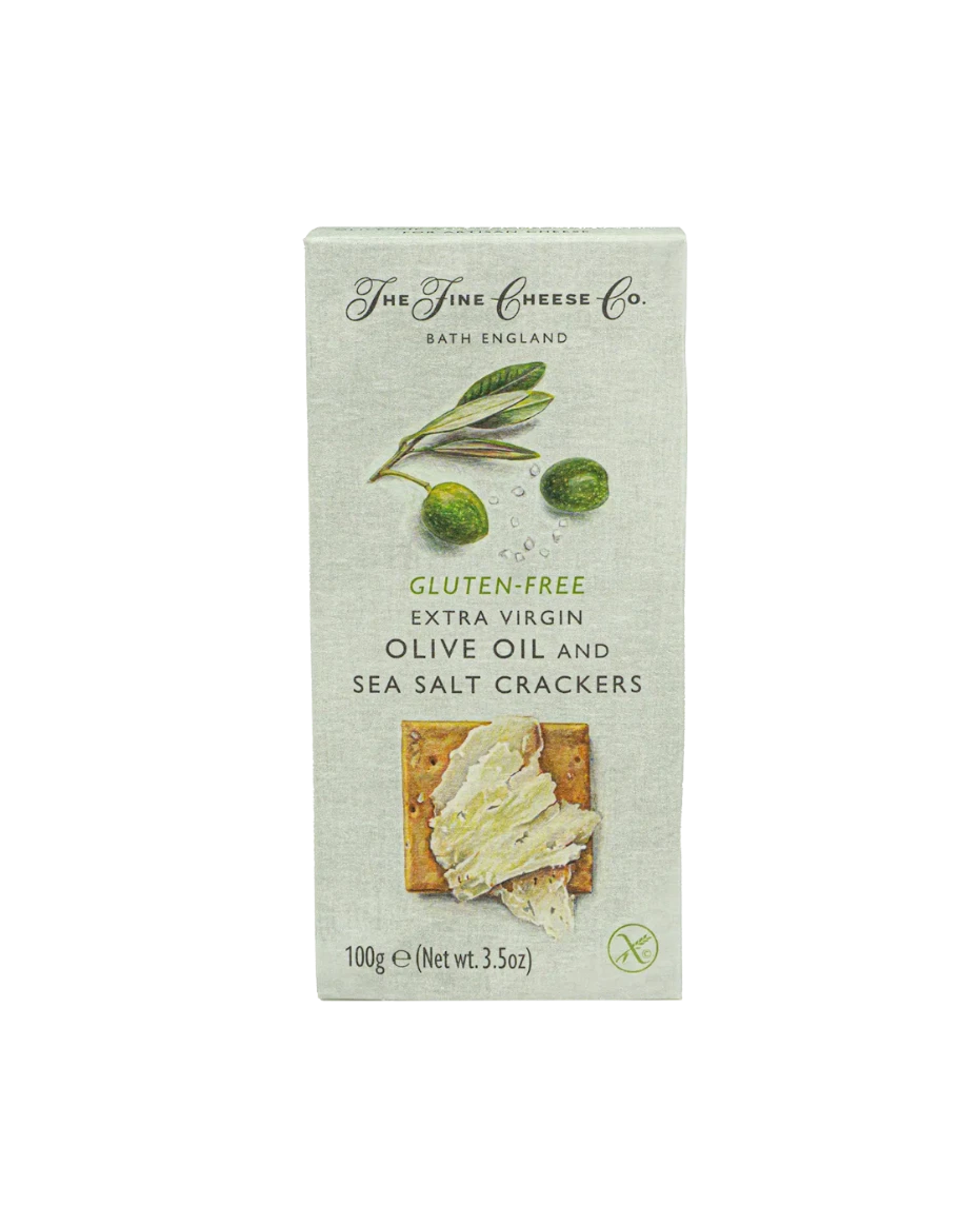 Glutenfri Crackers med olivenolie og havsalt, 100 g
