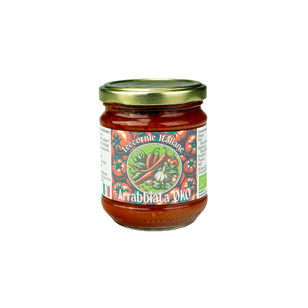 Arrabbiatasauce øko, 190 g, Leccornie Italiane