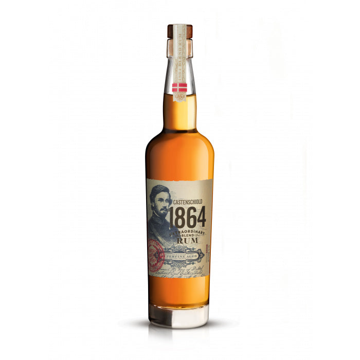 1864 - caraibisk Rom, Castenschiold, 0,7L, 40 %