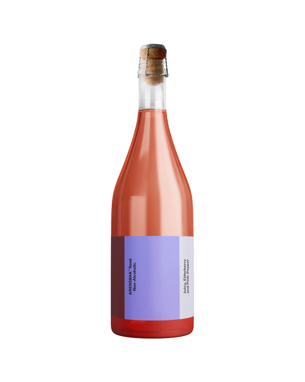 ARENSBAK Rosé, øko, alkoholfri, 750 ml