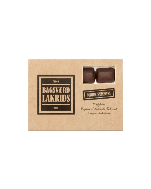Bagsværd Lakrids, Mørk Symfoni, 12 stykker, 125 g
