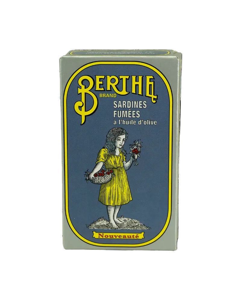 Røgede sardiner i olienolie, Berthe, 125g