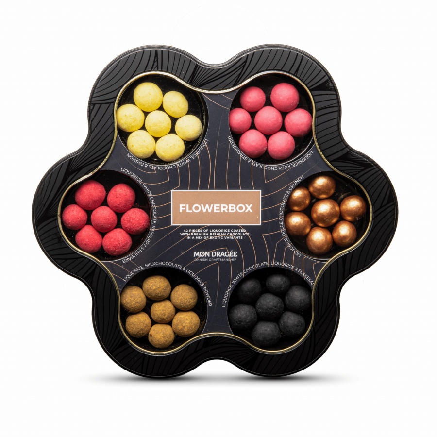 Harms kombigaveæske med fyldt chokolade og dragée, 260 g