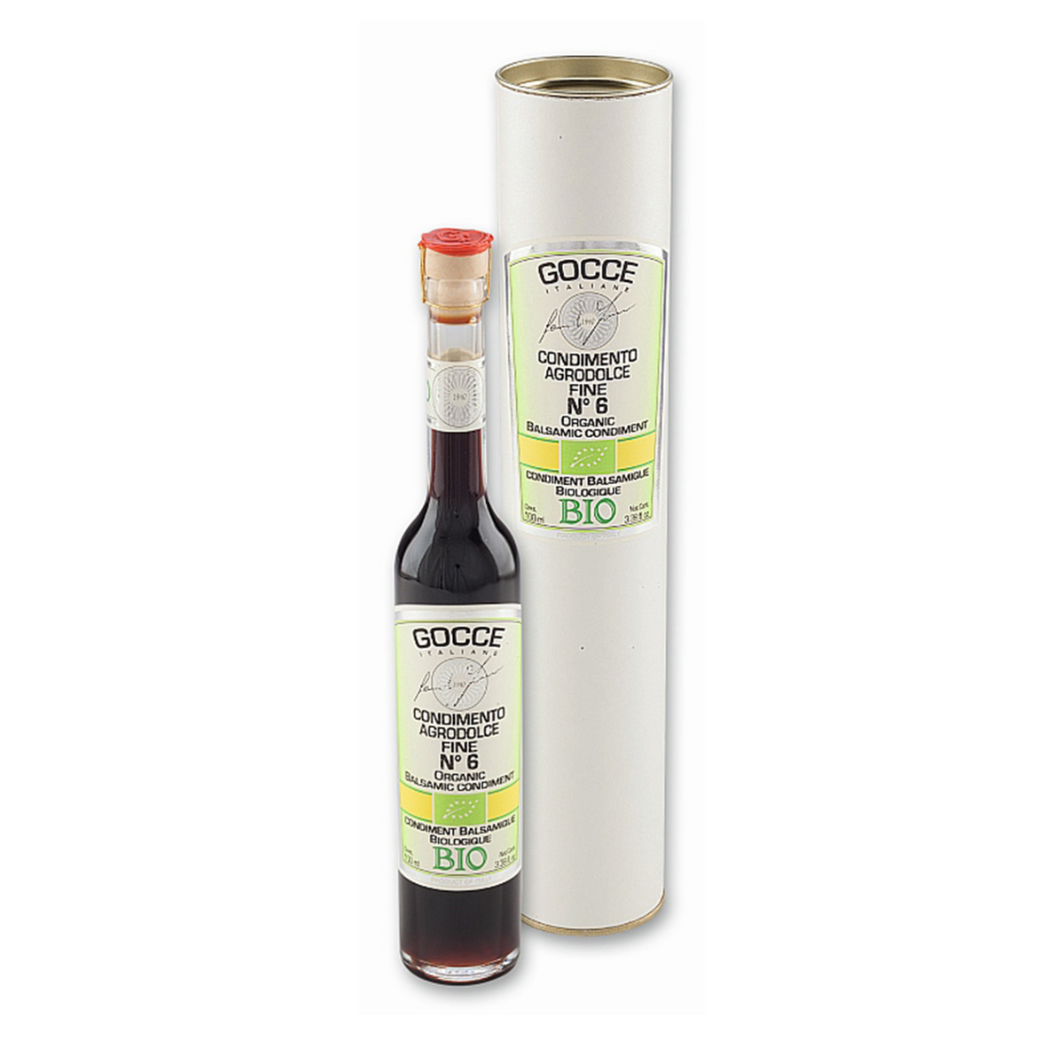 Modena Balsamico i gaverør, 10 hhv 15 år, øko, 100 ml