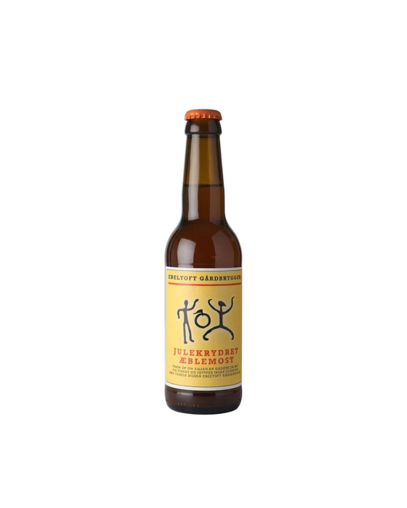 Julekrydret æblemost, Ebeltoft Gårdbryggeri, 33 cl, DATOVARE