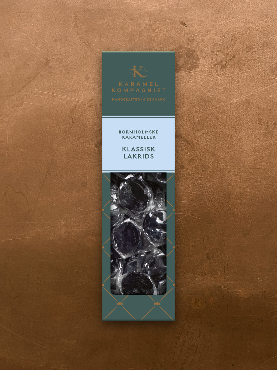 Klassiske Lakridskarameller fra Karamel Kompagniet