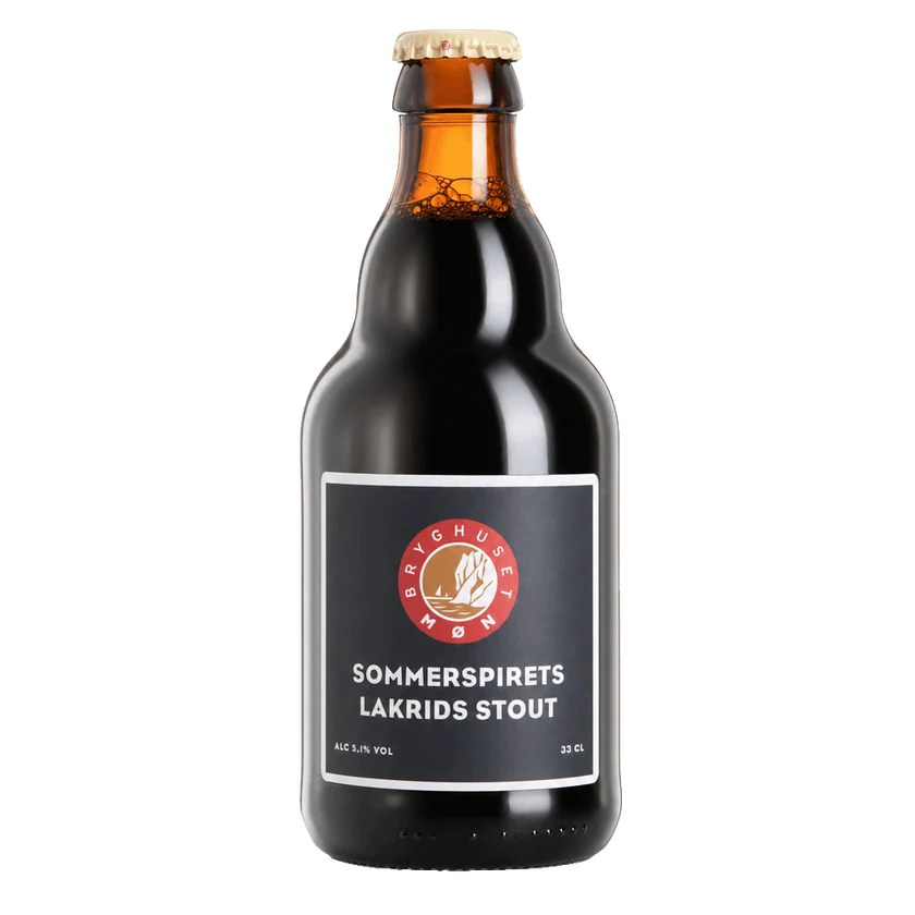 Sommerspirets Lakrids Stout, Bryghuset Møn, 5,1%, 33 cl