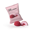 Jordbærfyldte Marshmallows med hvid chokolade og hindbær, 1 stk.