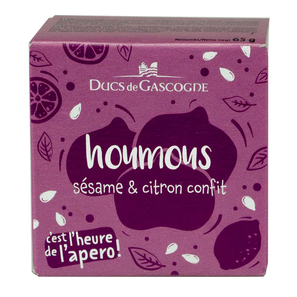 Hummus med sesam og syltet citron, Ducs de Gascogne, 65g