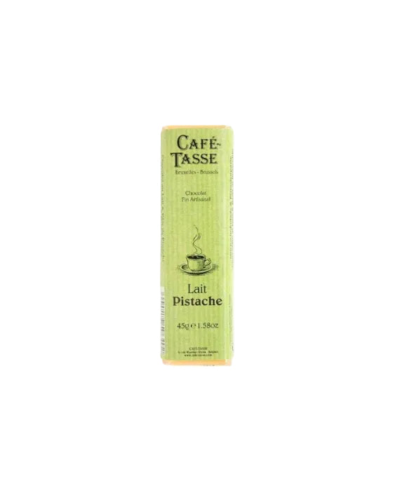 Cafe-Tasse Bar mælkechokolade og pistacienødde creme 45g