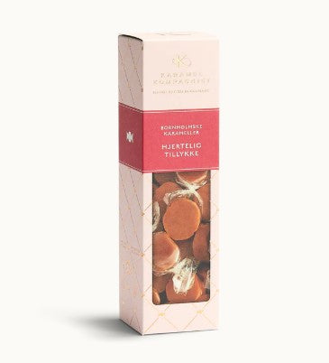Hjertelig Tillykke Klassiske flødekarameller fra Karamel Kompagniet