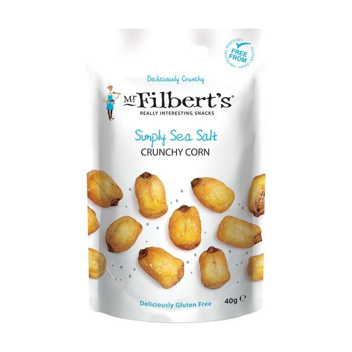 Filbert 40g Ristede majskorn med havsalt
