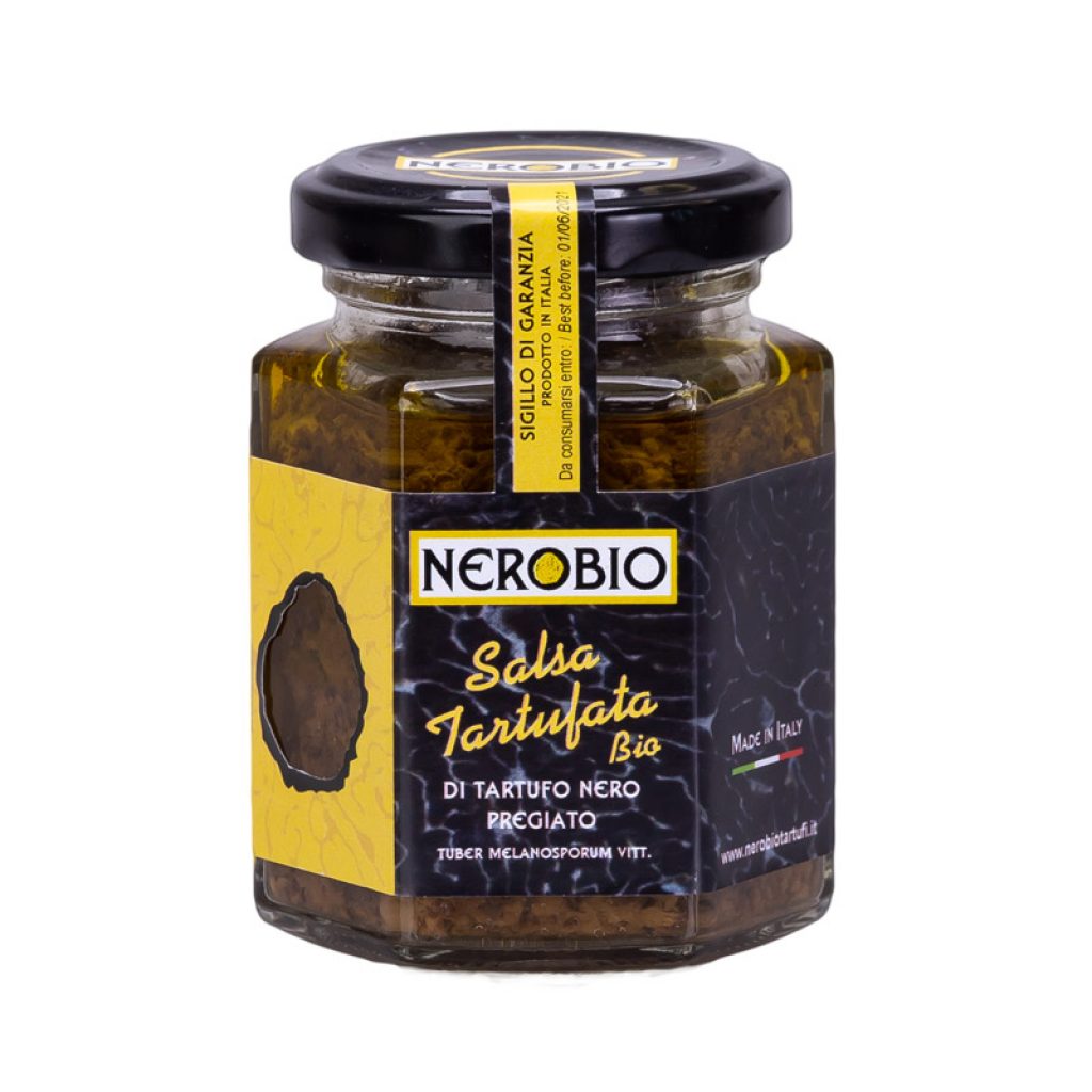 Salsa med sorte trøfler, økologisk